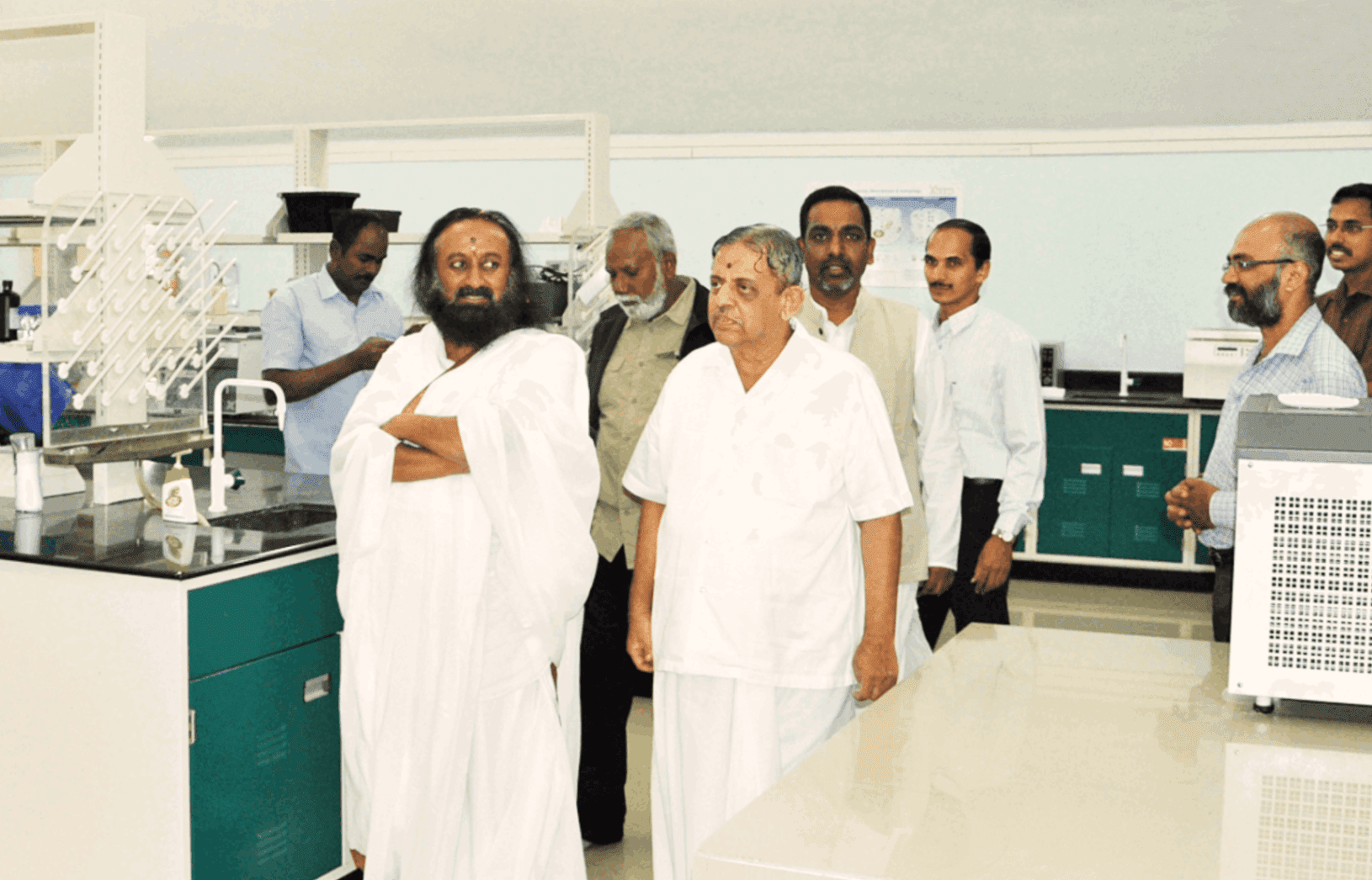 2017 – Sri Sri Ravishankar Guruji in Anvesana Research Laboratories